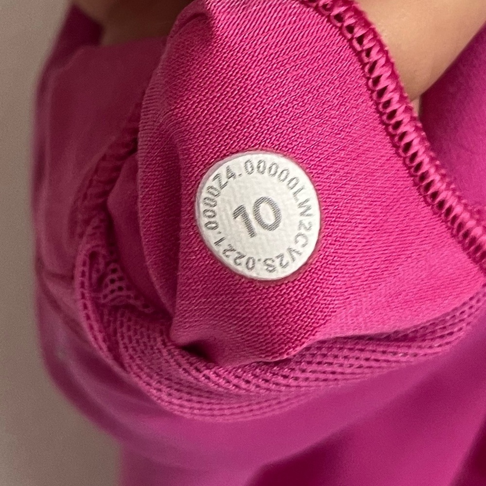 Lululemon Wunder Train Long-Line Bra Medium Support, C/D Cups Sonic Pink US 10 - Picture 4 of 4